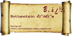 Bottenstein Ádám névjegykártya